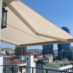 motorlu kasetli tente